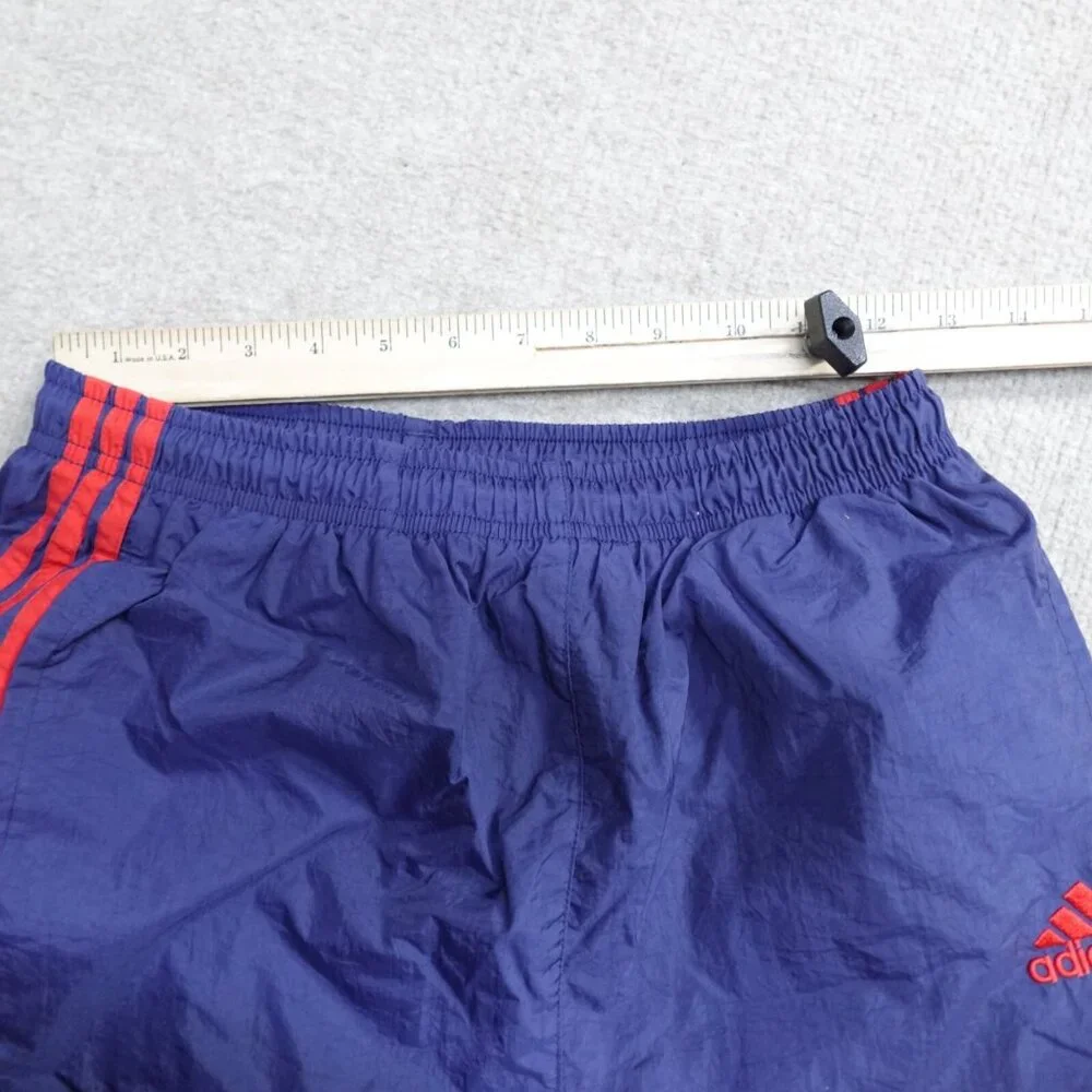 adidas Men’s Navy Track Pants with Red Stripes